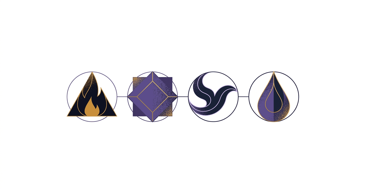 Los  4 Elementos: La Matriz Vibratoria de la Astrología